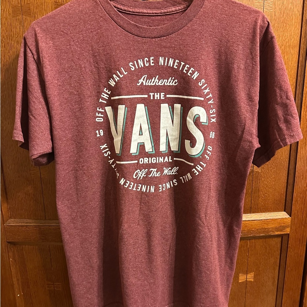 Vans Men's Maroon Graphic T-Shirt Men’s M​